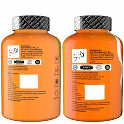 Naturyz Plant Biotin 60 Tablets & Calcium Plus 120 Tablets Combo,  2 Piece(s)/Pack  Unflavoured  image 2