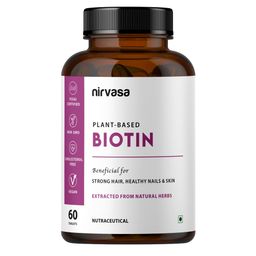 Nirvasa Plant-Based Biotin,  60 tablet(s)  Unflavoured -29