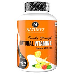 Naturyz Double Strength Natural Vitamin C with Zinc,  60 tablet(s)  Unflavoured -26