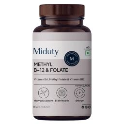 Miduty Methyl B-12 & Folate,  60 chewable tablet(s)  Unflavoured -25