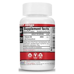 NutriJa Vitamin D3 400IU,  60 capsules  Unflavoured  image 2