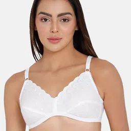NAIDU HALL Floral Cotton Medium Coverage Non Padded Everyday Bra With All Day Comfort-18