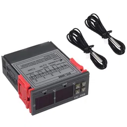 STC-3008 DC24V Dual Display Temperature Adjustable Temperature Controller with 1M Cable image 2