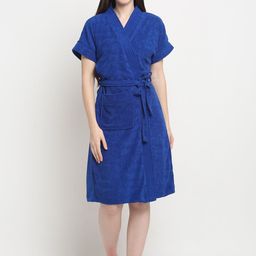 Creeva Everyday Collection Half Sleeve Bath Robe-1
