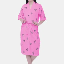 FILMAX ORIGINALS Logo Printed Pure Cotton Bath Robe-image-35