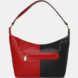 Caprese Colourblocked Leather Structured Hobo Bag image 2