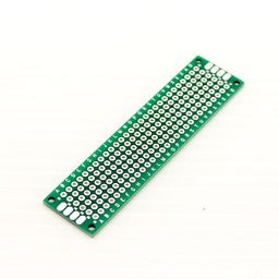 2 x 8 cm Universal PCB Prototype Board Double-Sided – 2pcs image 1