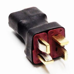 SafeConnect Nylon T-Connector Harness for Series Connection Battery Adapter Lead (2M-1F) image 1