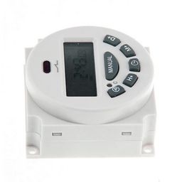 Microcomputer DC 24 V LCD Digital Display Programmable Electronic Timer Switch image 2