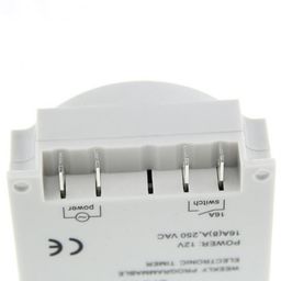 Microcomputer DC 24 V LCD Digital Display Programmable Electronic Timer Switch image 4