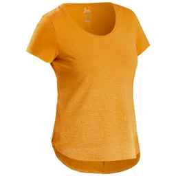 quechua Women Hiking Breathable T-shirt - NH500 Ochre-picture-40