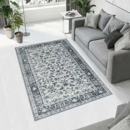 maa home concept Persian Velvet 6 X 4 Feet Machine Made Carpet-picture-20