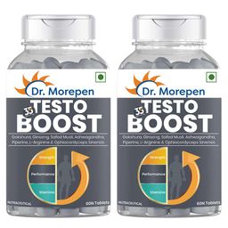 Dr. Morepen Testo Boost,  60 tablet(s)  Unflavoured (Pack of 2) -10