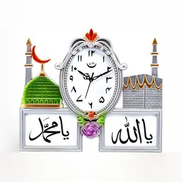 Attractionz Silver-Toned Wall Clock-image-76