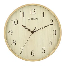 Titan Brown Contemporary Wall Clock-picture-45