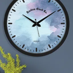 RANDOM White Printed Contemporary Wall Clock-84