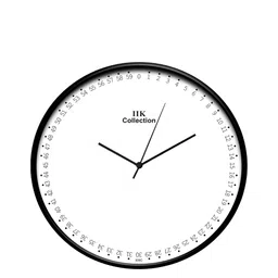 IIK COLLECTION Black Printed Contemporary Wall Clock-picture-33
