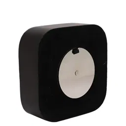 Decor de Maison Silver Toned & Black Square Regular Table Clock image 5
