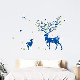 rawpockets Blue Deers Decor Wall Stickers-image-47