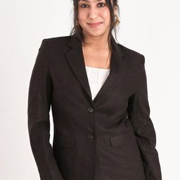 KIZI Self Design Single Breasted Blazer-picture-10
