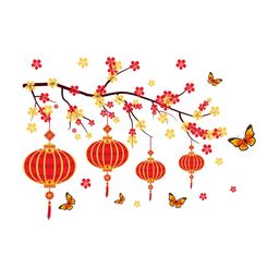 rawpockets Orange & Yellow Lamps Printed Waterproof PVC Vinyl Wall Sticker-image-6