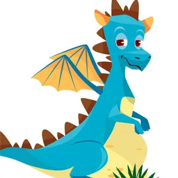 rawpockets Multicolored Growth Chart Dragons Wall Stickers-image-76