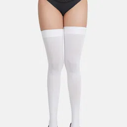 N2S NEXT2SKIN Women White Solid Stockings-image-29