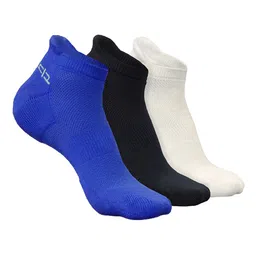 Heelium Men Pack of 3 Solid Ankle-Length Socks-12