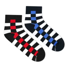 Dynamocks Unisex Pack Of 2 Patterned Ankle-Length Socks-70