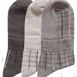 N2S NEXT2SKIN Men Pack Of 3 Seamless Patterned Ankle-Length Socks-2