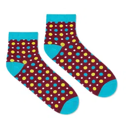 Dynamocks Unisex Multicoloured Patterned Ankle-Length Socks-30