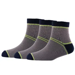 Cotstyle  Pack of 3 Patterned Pure Cotton Above Ankle Length Socks-image-45