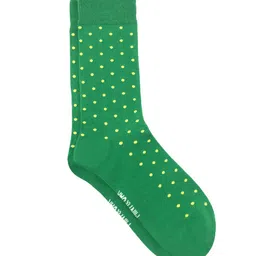 Mint & Oak Men Green Patterned Calf-Length Socks-57