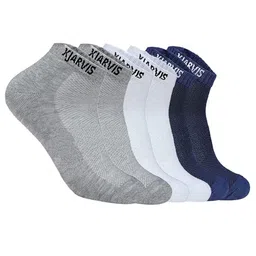 Xjarvis Pack of 3 AssortedAnkle-Length Socks-12