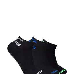 Bonjour Men Pack Of 3 Cotton Ankle Length Socks-picture-29