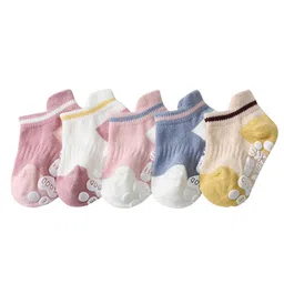 YOUSTYLO Infant Kids Pack Of 5 Patterned Cotton Ankle-Length Socks-image-54