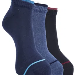 Force NXT Men Pack Of 3  Striped Cotton Ankle-Length Socks-26