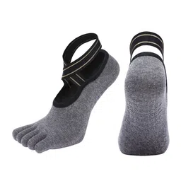 BAESD Women Non-Slip Grips Ankle-Length Yoga Socks-image-77