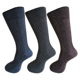 RC. ROYAL CLASS Men Pack Of 3 Patterned Calf-Length Woolen Socks image 1