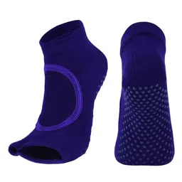 BAESD Women Non-Slip Grips Anti Slip Ankle Length Yoga Socks-image-72