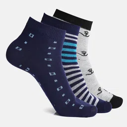 Urban Dog Men Pack Of 3 Assorted Above Ankle-Length Socks-image-45