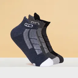 Ajile by Pantaloons Men Pack Of 3 Patterned Shoe Liners Socks-14