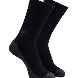 Man Arden Men Black Solid Cotton Socks-56