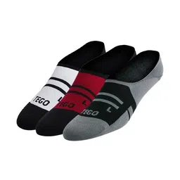 TEGO Pack Of 3 Printed Shoe-Liner Socks-14