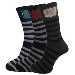 Dollar Socks Men Pack of 3 Assorted Cotton Above Ankle Length Socks-49