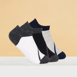Ajile by Pantaloons Men Pack Of 3 Colourblocked Ankle Length Socks-26