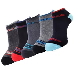 Dollar Socks Men Pack of 5 Assorted Ankle-Length Socks-25