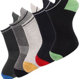 Dollar Socks Men Pack Of 5 Assorted Ankle-Length Socks-35