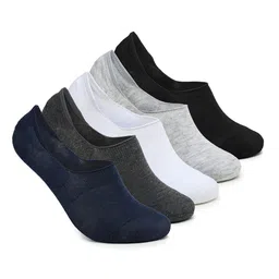 BAESD Men Pack Of 5 Patterned Shoe Liners-16