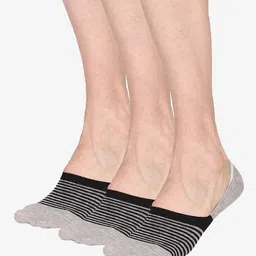 Bodycare Men Pack Of 6 Patterned Cotton  Shoe Liners Socks-18